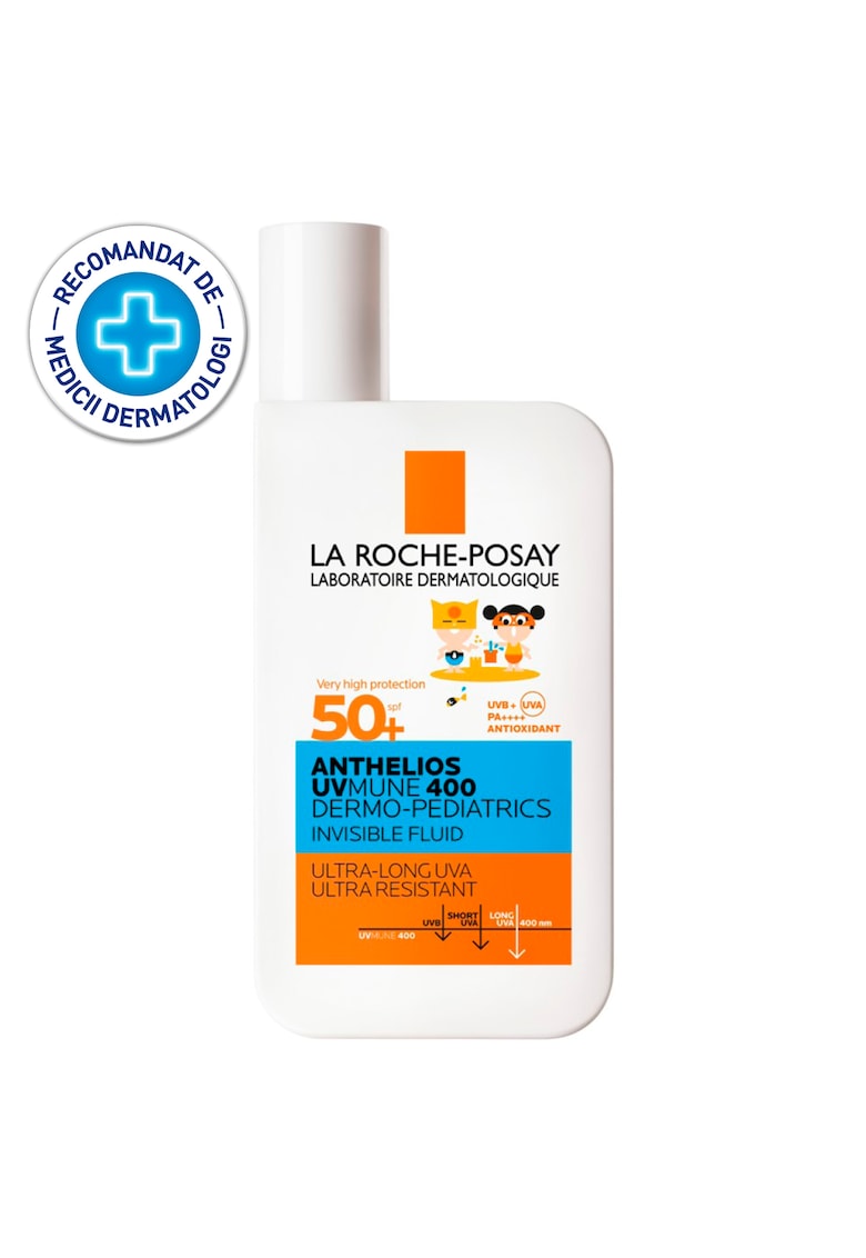 Fluid invizibil cu protectie solara pentru copii - fata si corp ANTHELIOS UVMUNE400 Dermo-Pediatrics - SPF50+ - 50ml