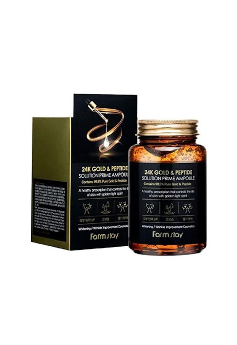 Crema Hranitoare cu Aur 24K si Peptide -  Farm Story Ampoule - 250 ml Crema Hranitoare cu Aur 24K si Peptide -  Farm Story Ampoule - 250 ml