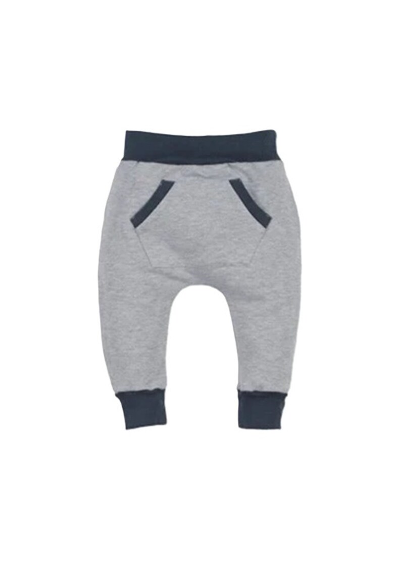 Pantaloni Model Trendy - Bumbac - Baieti - Gri