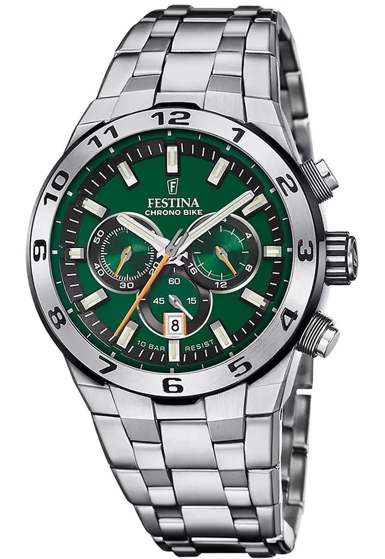 Ceas pentru barbati - OS20 - Argintiu - Verde