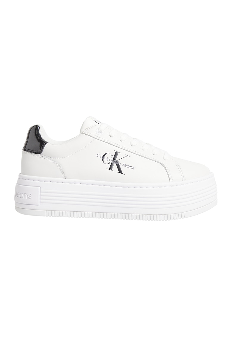 Pantofi sport din piele cu talpa flatform