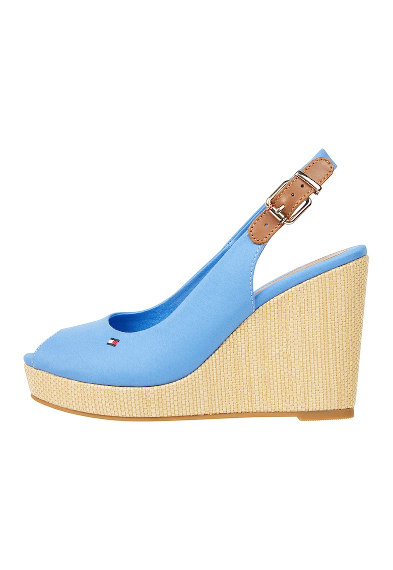 Sandale-espadrile cu talpa wedge