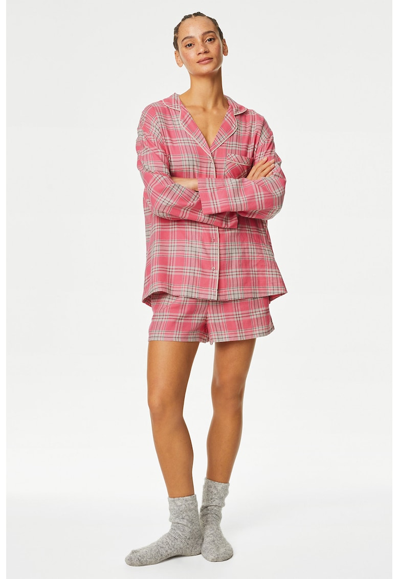 Bluza de pijama cu model in carouri