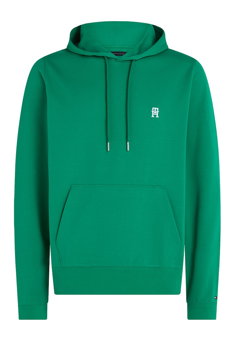 Tommy Hilfiger Худи с джоб кенгуру цвят: зелен