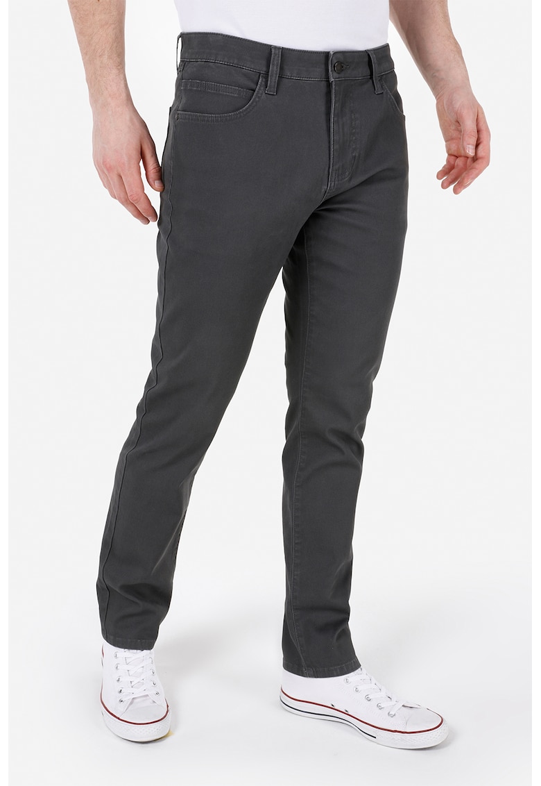 Pantaloni slim fit - Gri inchis