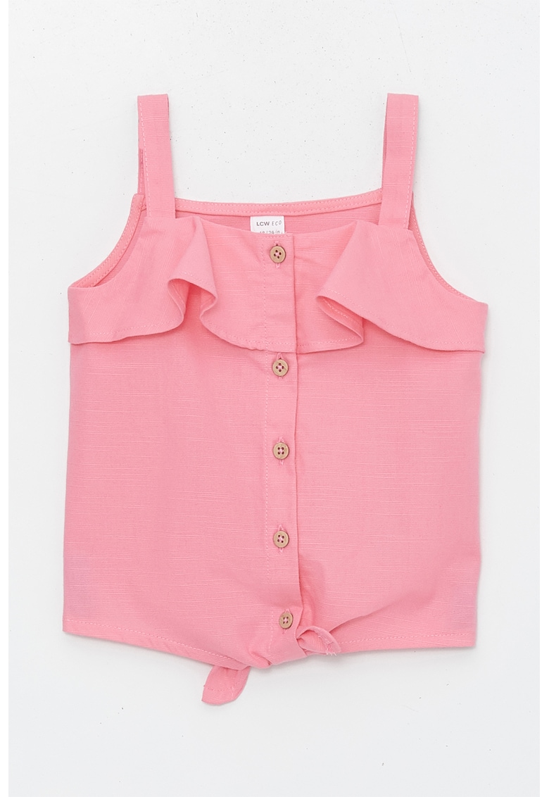 Bluza cu volane si nod frontal