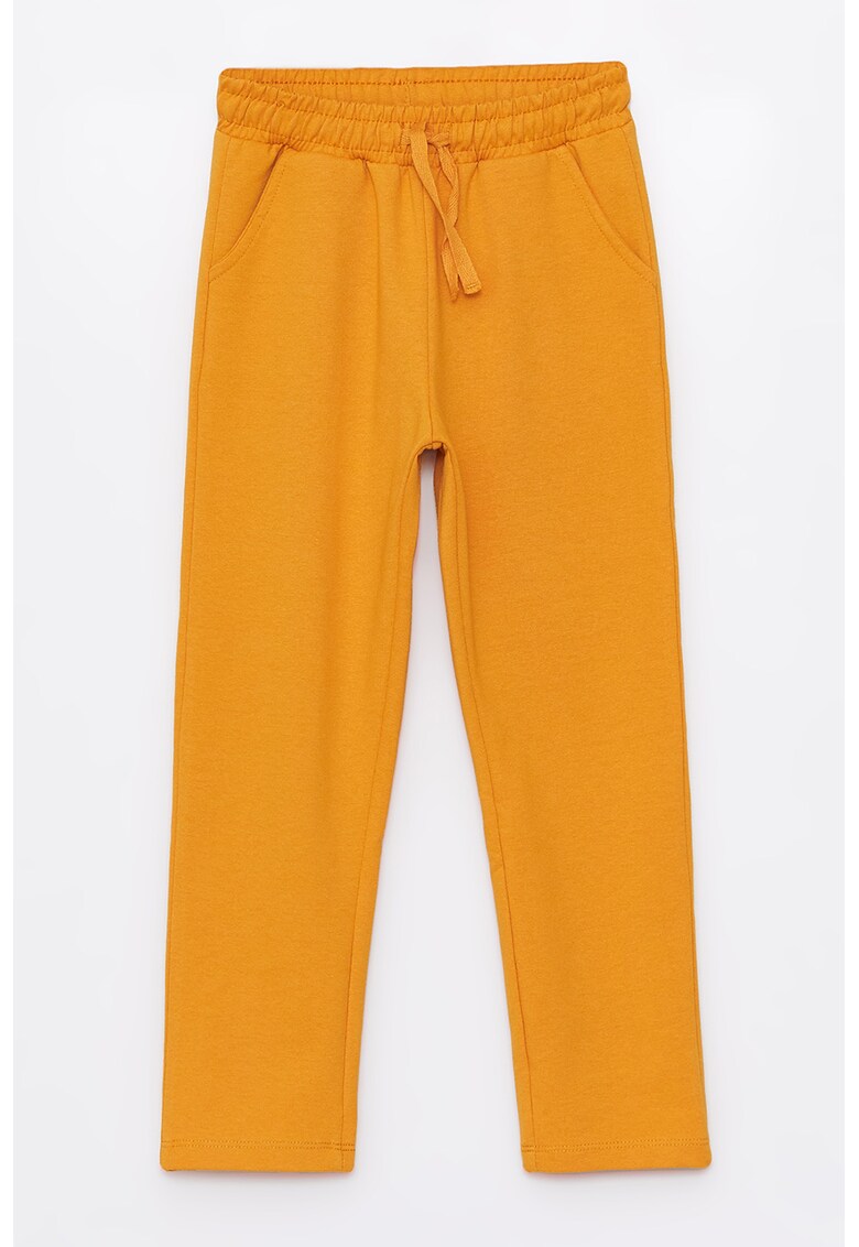 Pantaloni drepti de trening cu snur