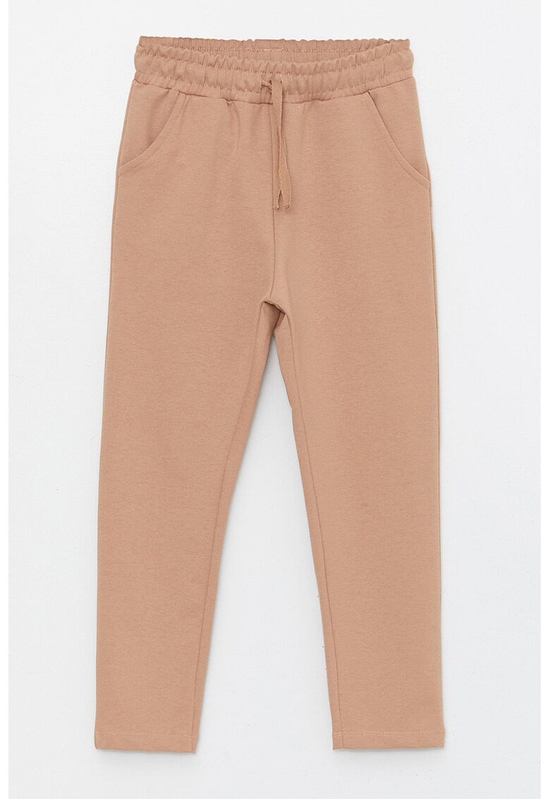 Pantaloni uni de trening cu snur