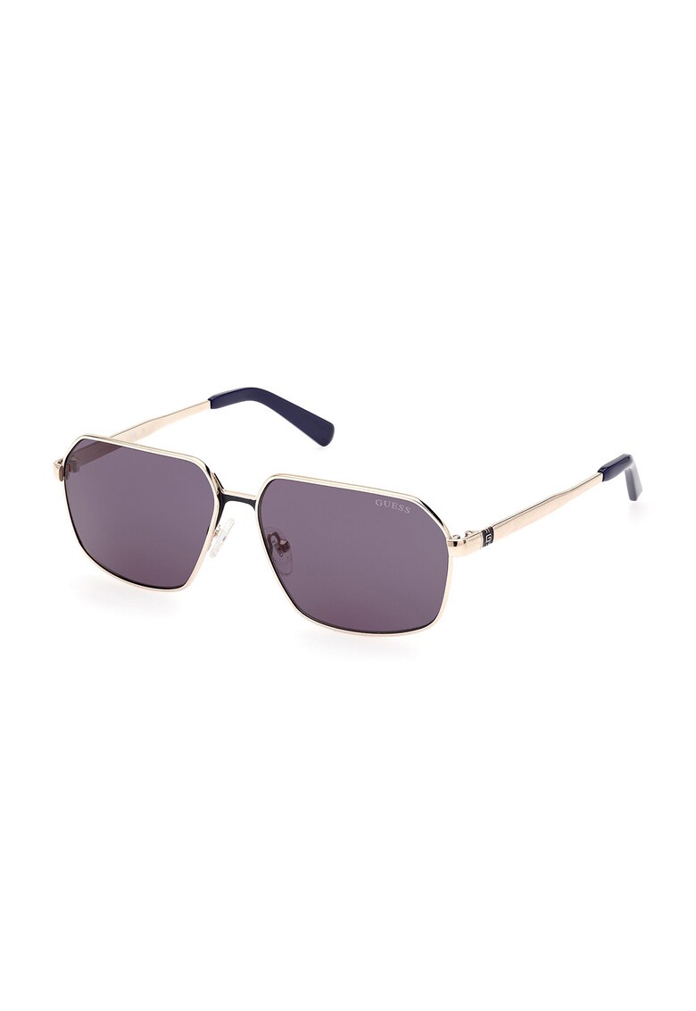 GUESS Слънчеви очила Aviator цвят: златист - тъмносин