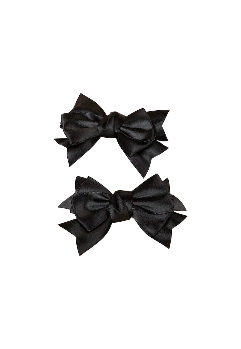 Set 2 brose - negre - pentru pantofi - cu clips - Palne C6