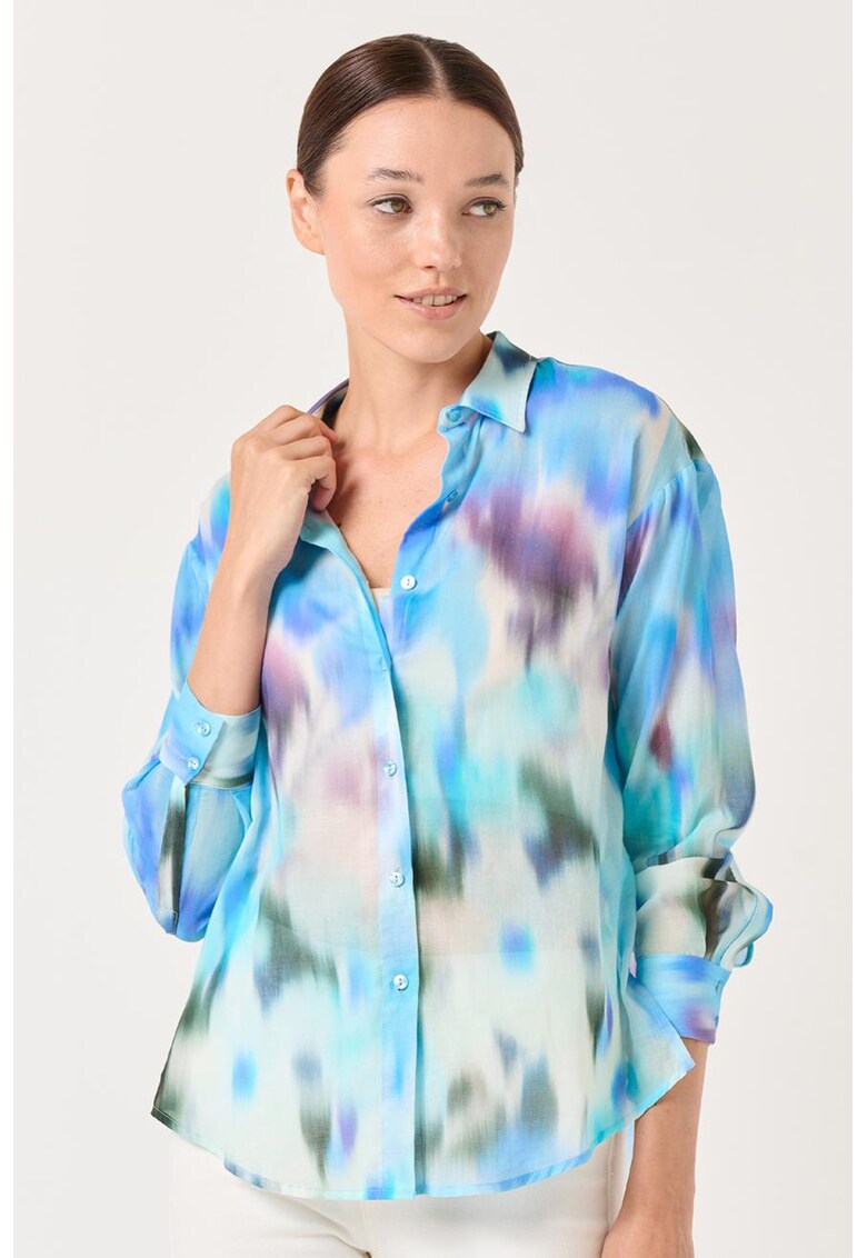 Camasa cu imprimeu tie-dye