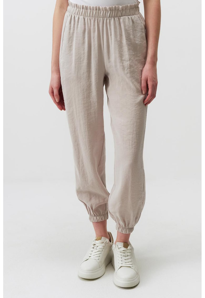Pantaloni din amestec de modal cu terminatii elastice