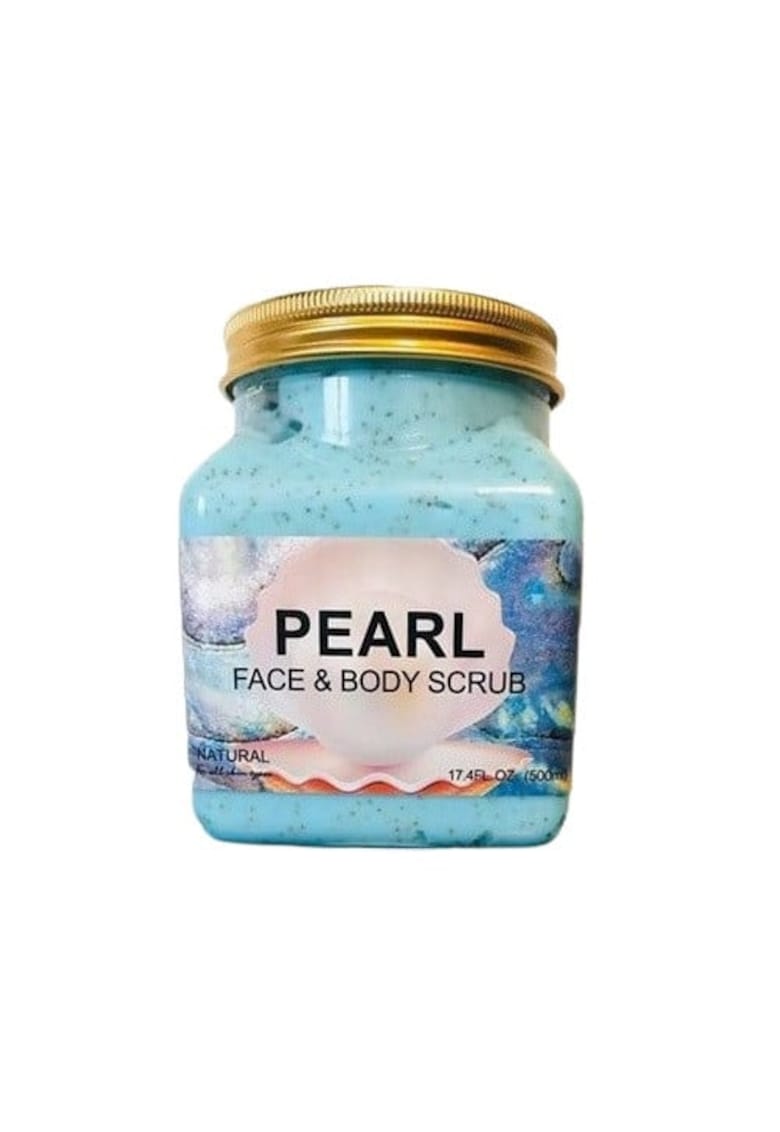 Scrub Natural pentru Fata si Corp - cu Vitamina E si B5 -  Pearl - 350 ml