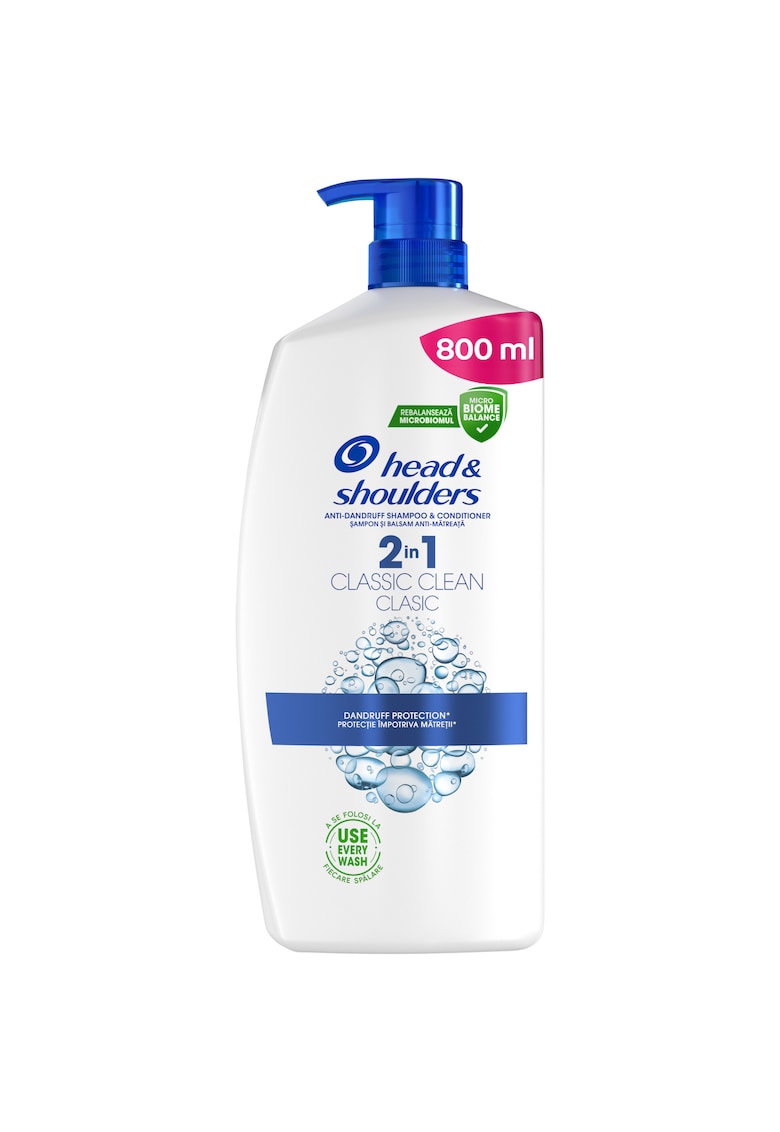 Sampon anti-matreata Head & Shoulders Classic Clean 2-in-1 pentru par normal