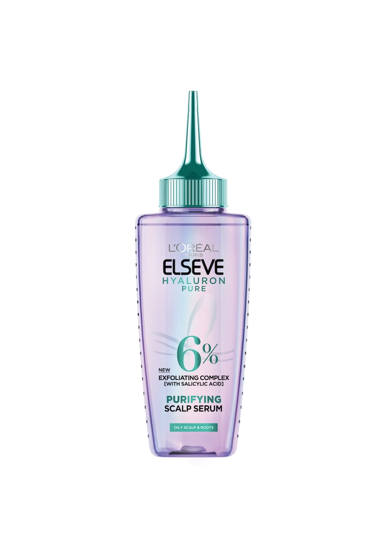 Ser purificator Elseve Hyaluron Pure pentru scalp si radacini grase - 102 ml