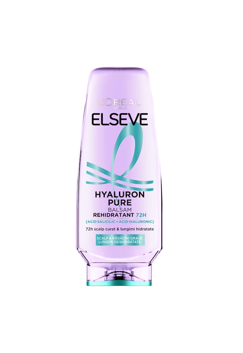 Balsam rehidratant Elseve Hyaluron Pure pentru scalp si radacini grase si lungimi deshidratate - 200 ml Balsam rehidratant Elseve Hyaluron Pure pentru scalp si radacini grase si lungimi deshidratate - 200 ml