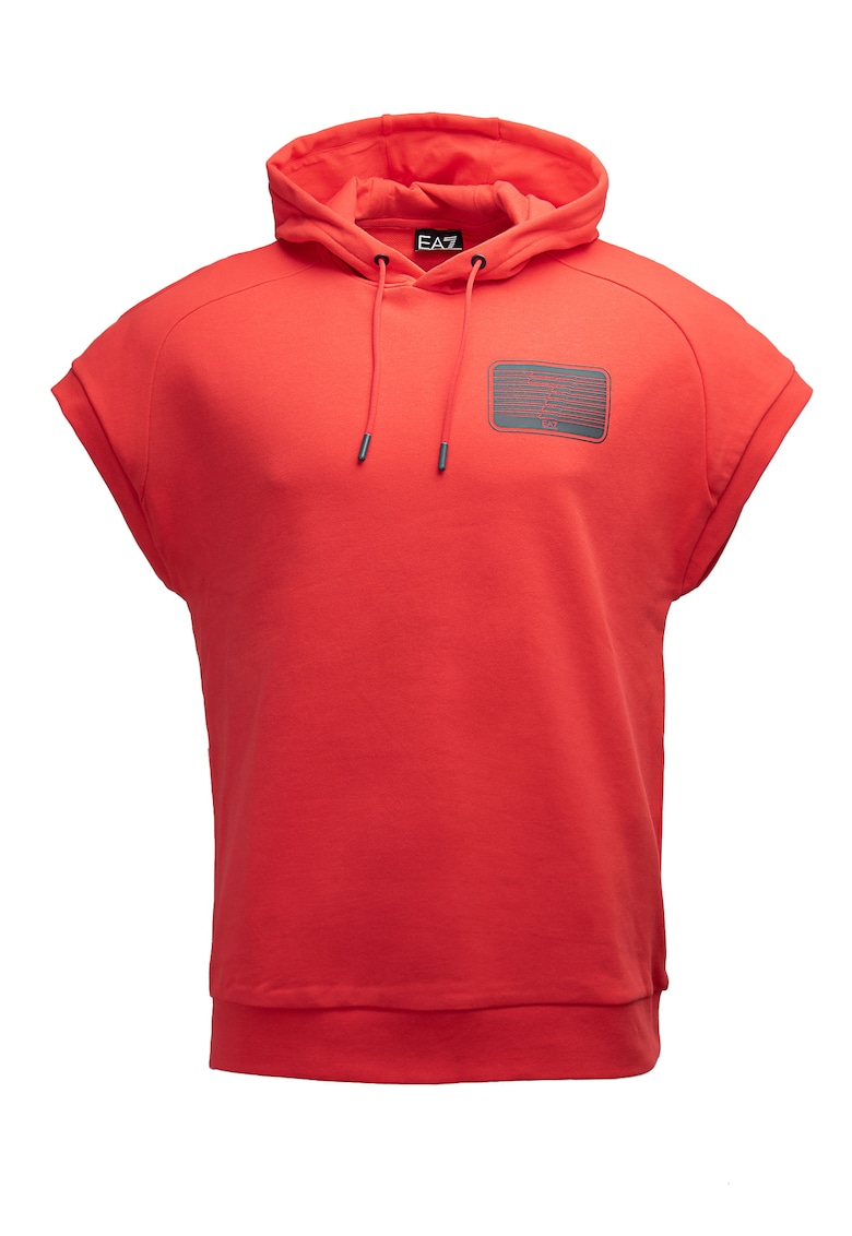 Hanorac Emporio Armani rosu - bumbac - Rosu