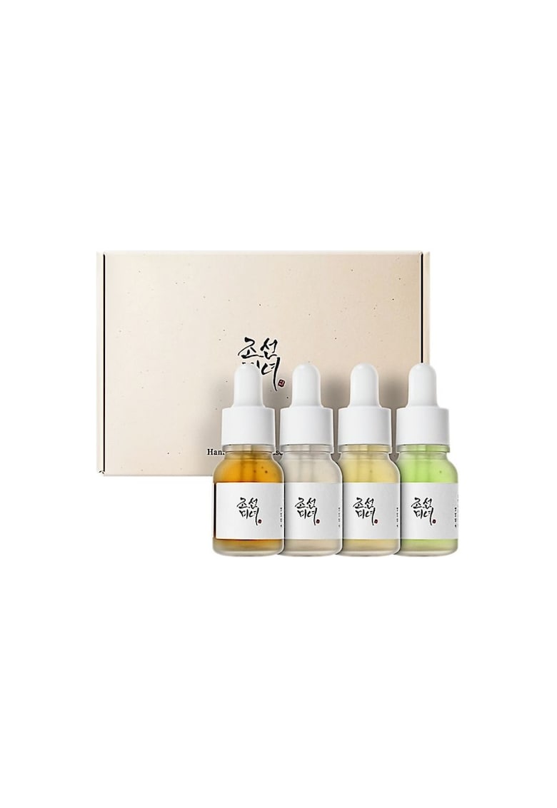 Kit seruri (Ser revitalizant pe baza de Ginseng & mucina de melc - Ser intens iluminator pe baza de orez & Alpha Arbutin - Ser iluminator pe...