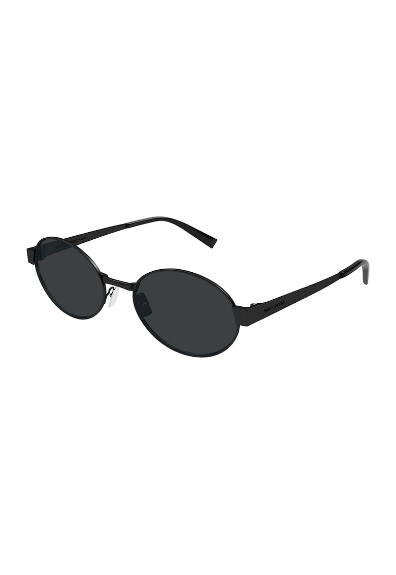 Овални слънчеви очила с метална рамка