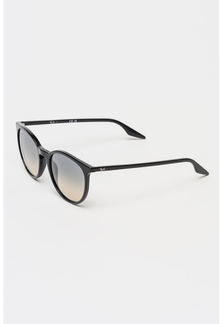 Ochelari de soare pantos unisex cu lentile cu aspect in degrade - Negru