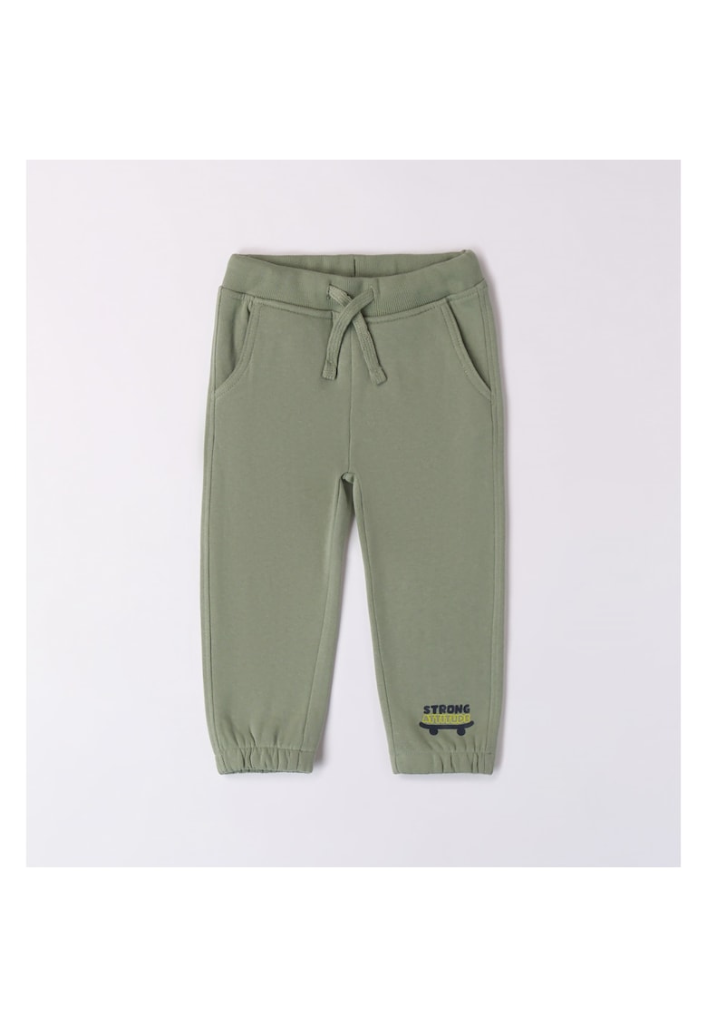 Pantaloni fleece pentru baieti - 4.7114 - Verde
