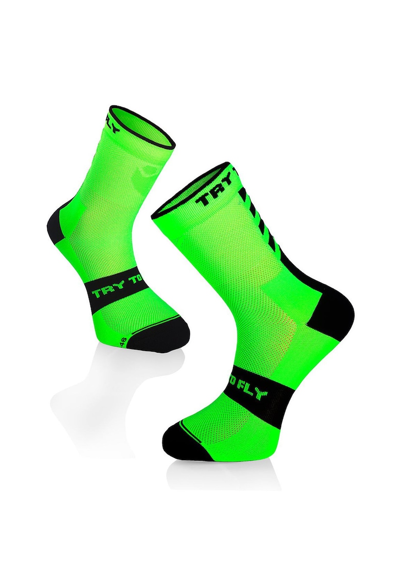 Sosete pentru ciclism CYCLING SOCKS Fluo Green