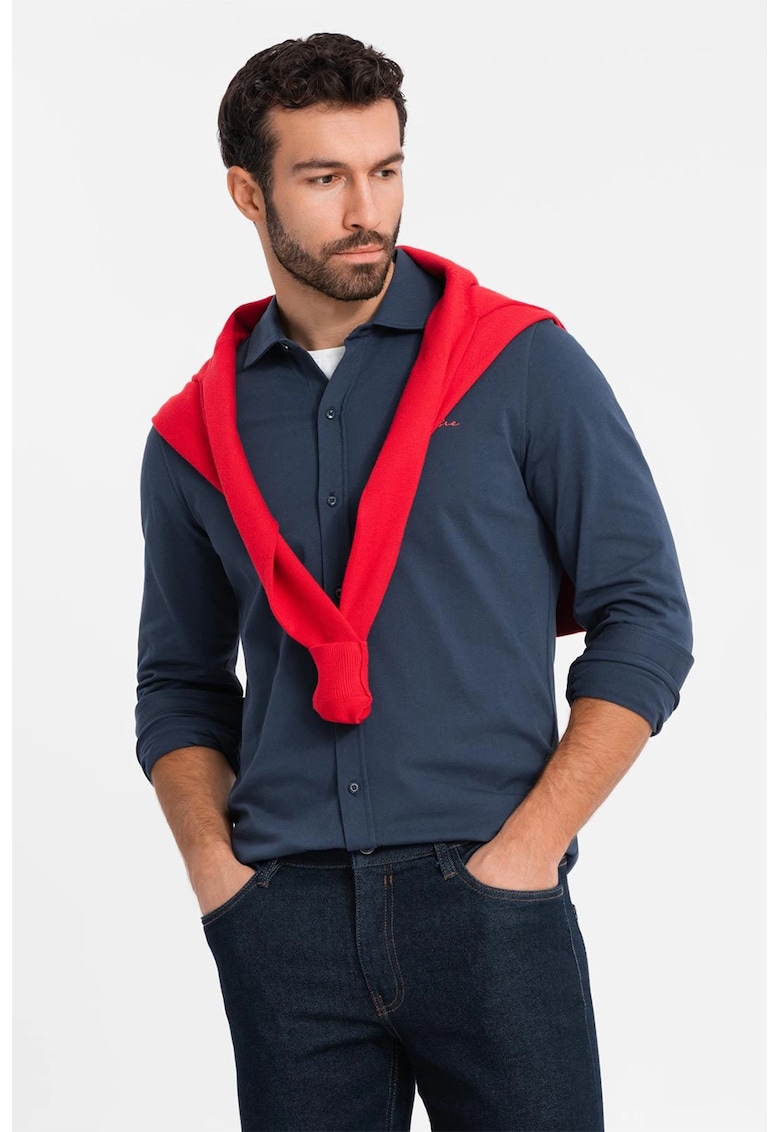 Camasa regular fit de bumbac