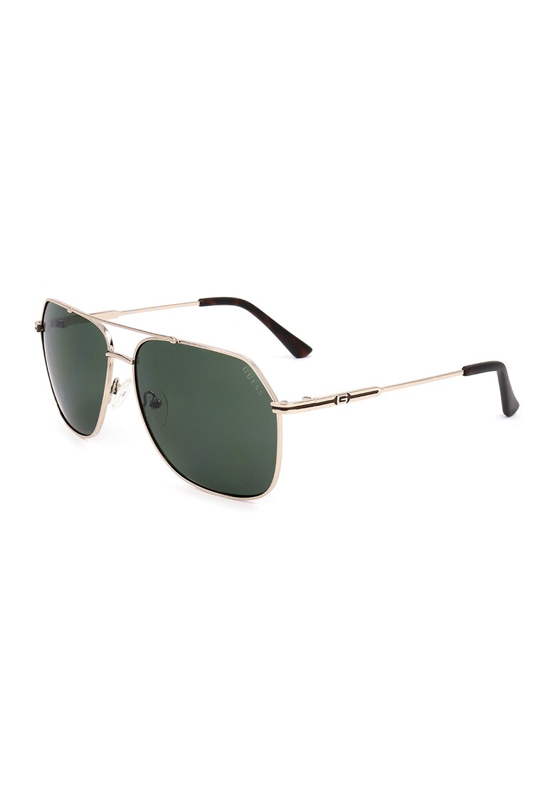 GUESS Слънчеви очила Aviator с плътен цвят цвят: златист - черен