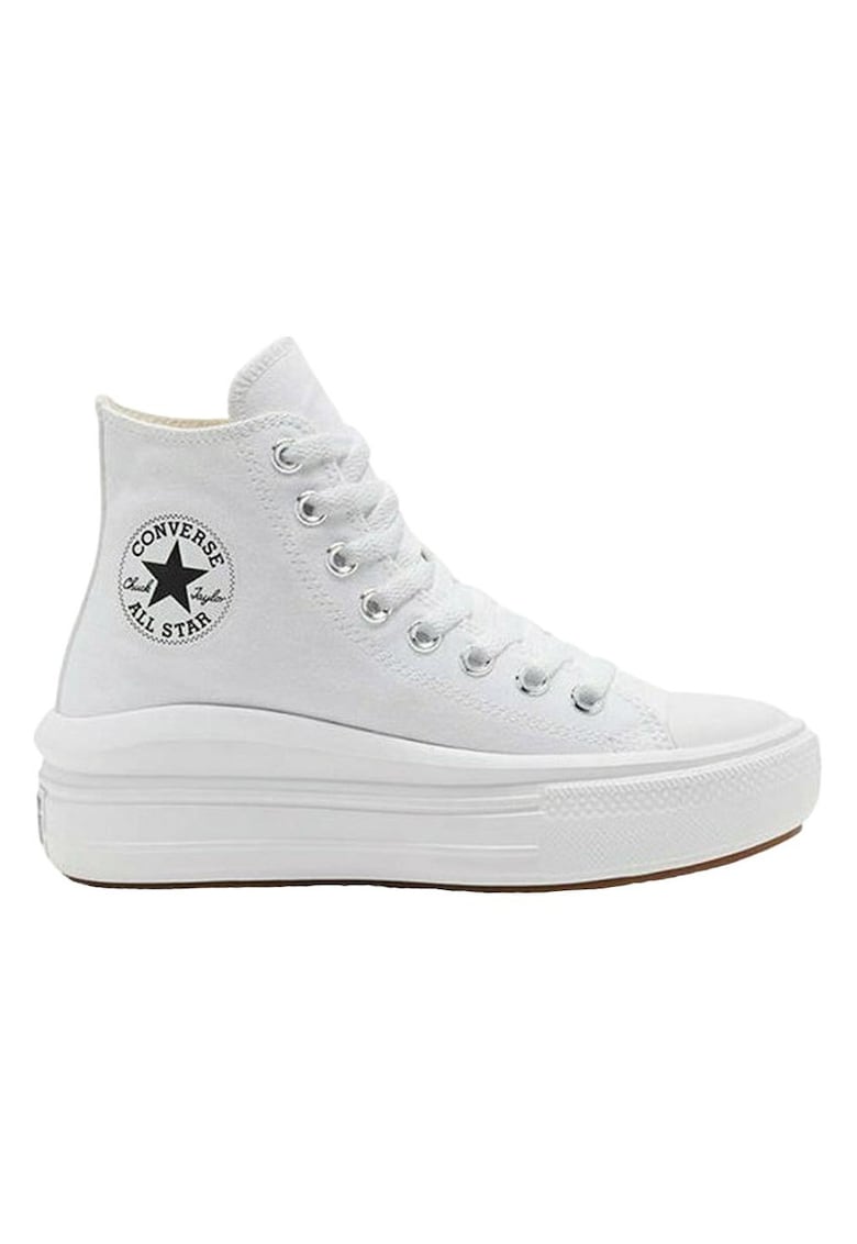 Tenisi sport - Chuck Taylor All Star Move - Textil/Cauciuc - Alb - Alb