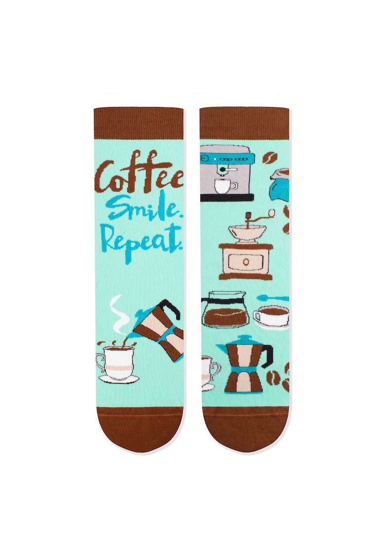 Sosete bumbac Arty Socks Coffee Maro Turcoaz Sosete bumbac Arty Socks Coffee Maro Turcoaz