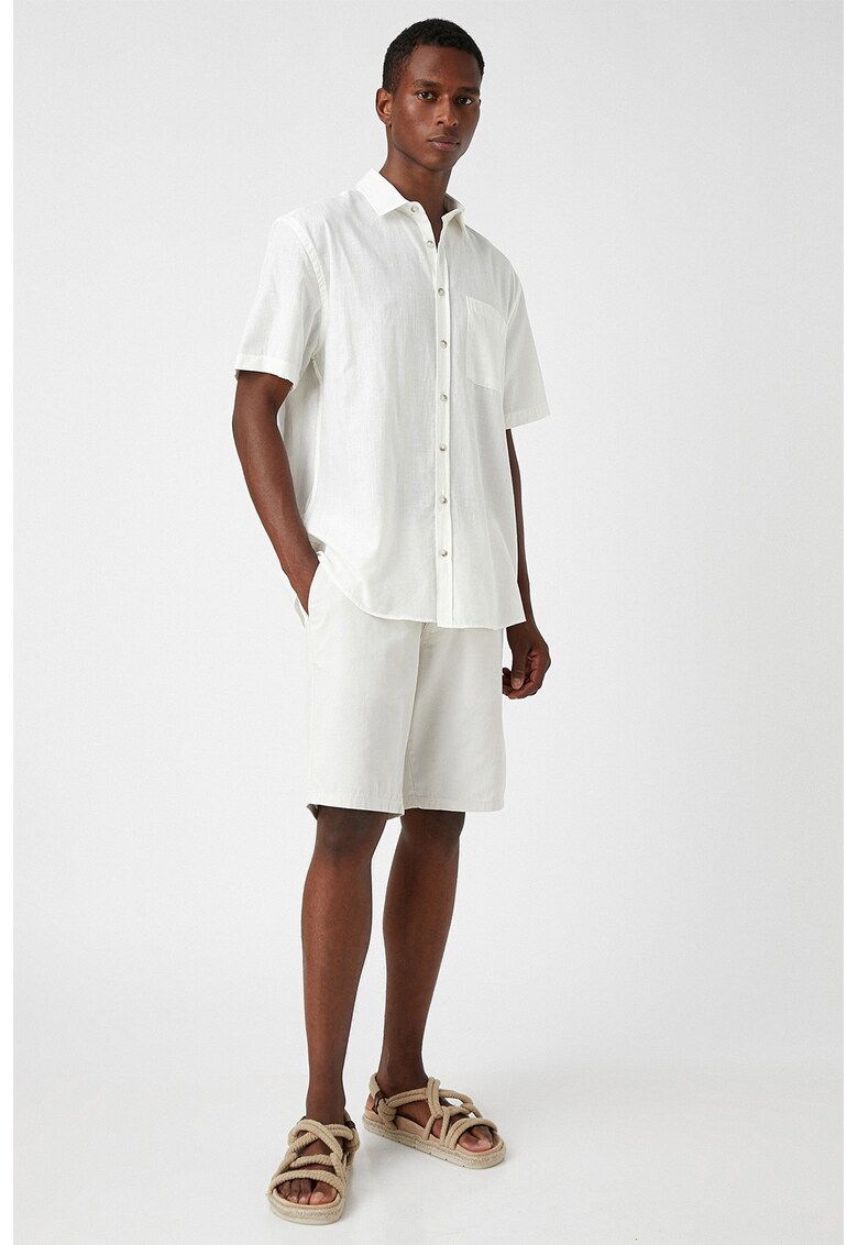 Pantaloni uni cu 4 buzunare
