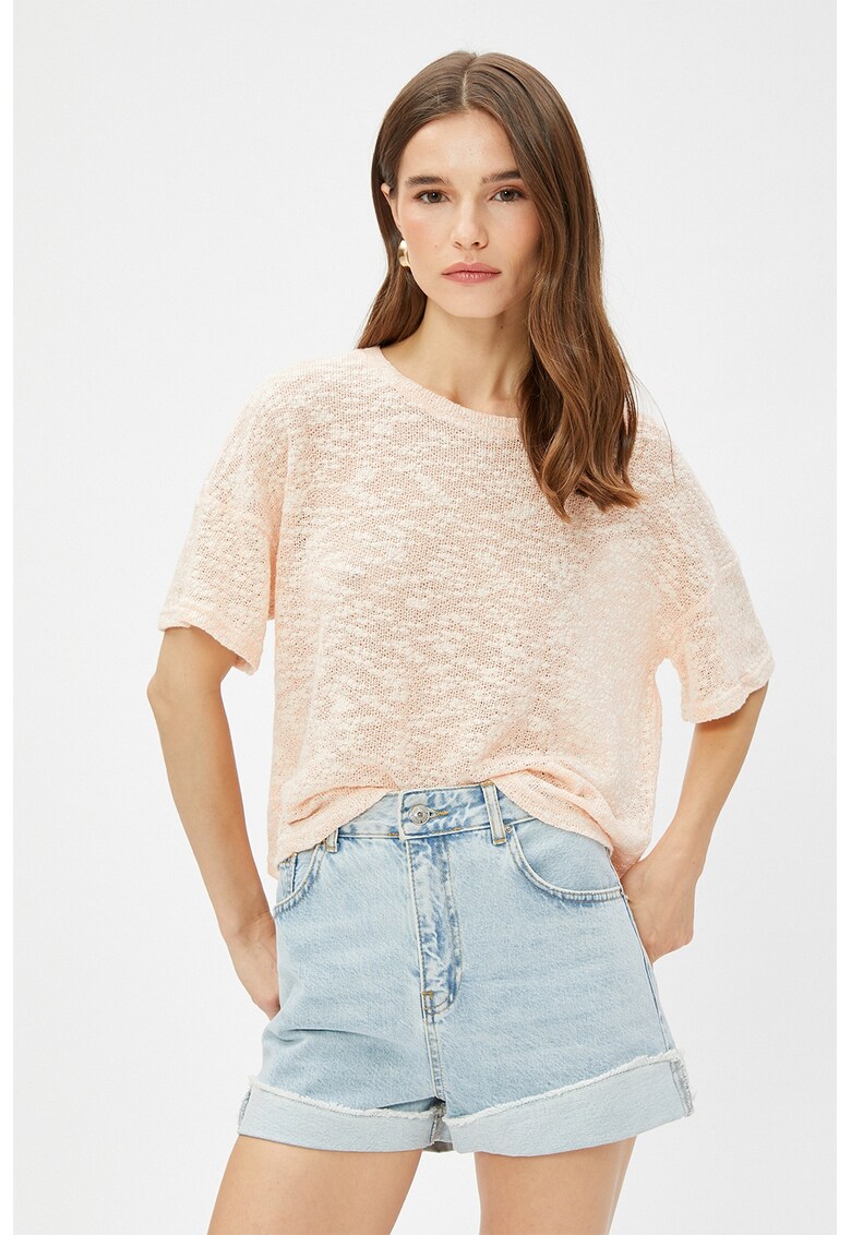 Bluza cu decolteu rotund