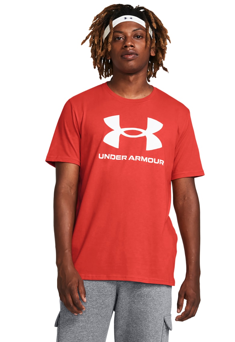 Tricou cu imprimeu logo pentru fitness