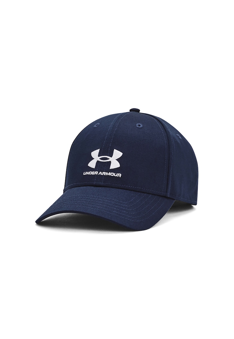 Sapca cu logo brodat pentru fitness - Alb/Bleumarin