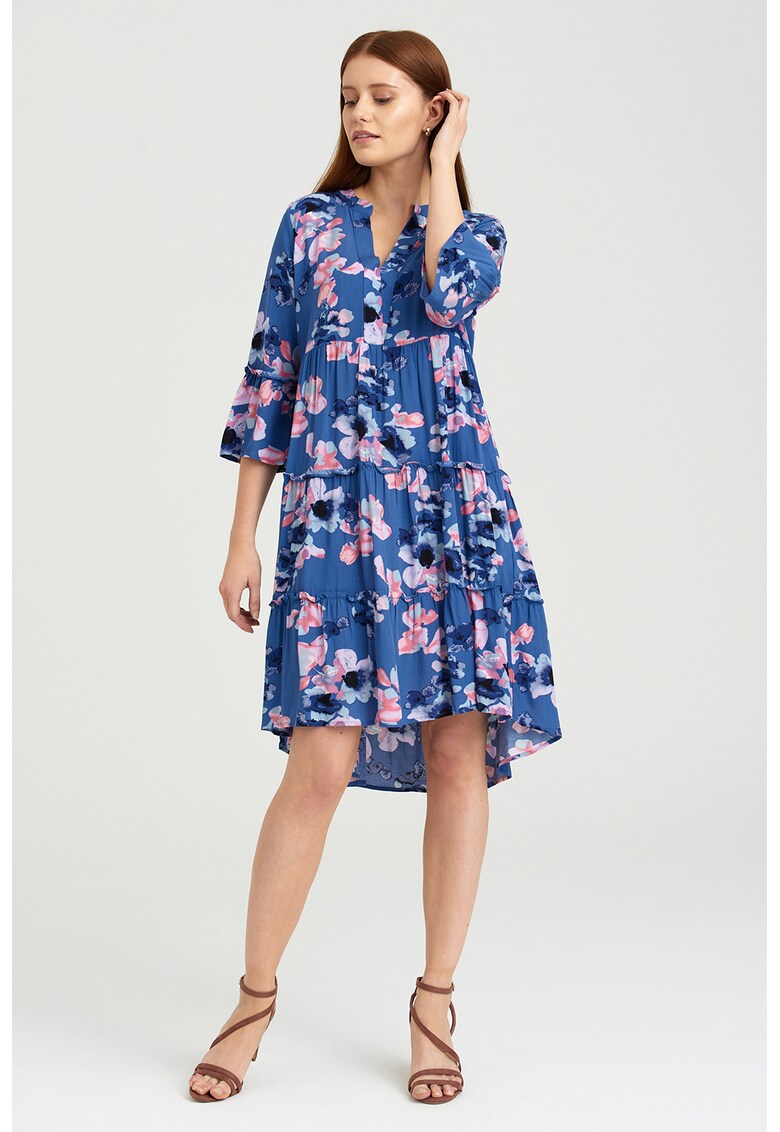 Rochie mini lejera cu model floral