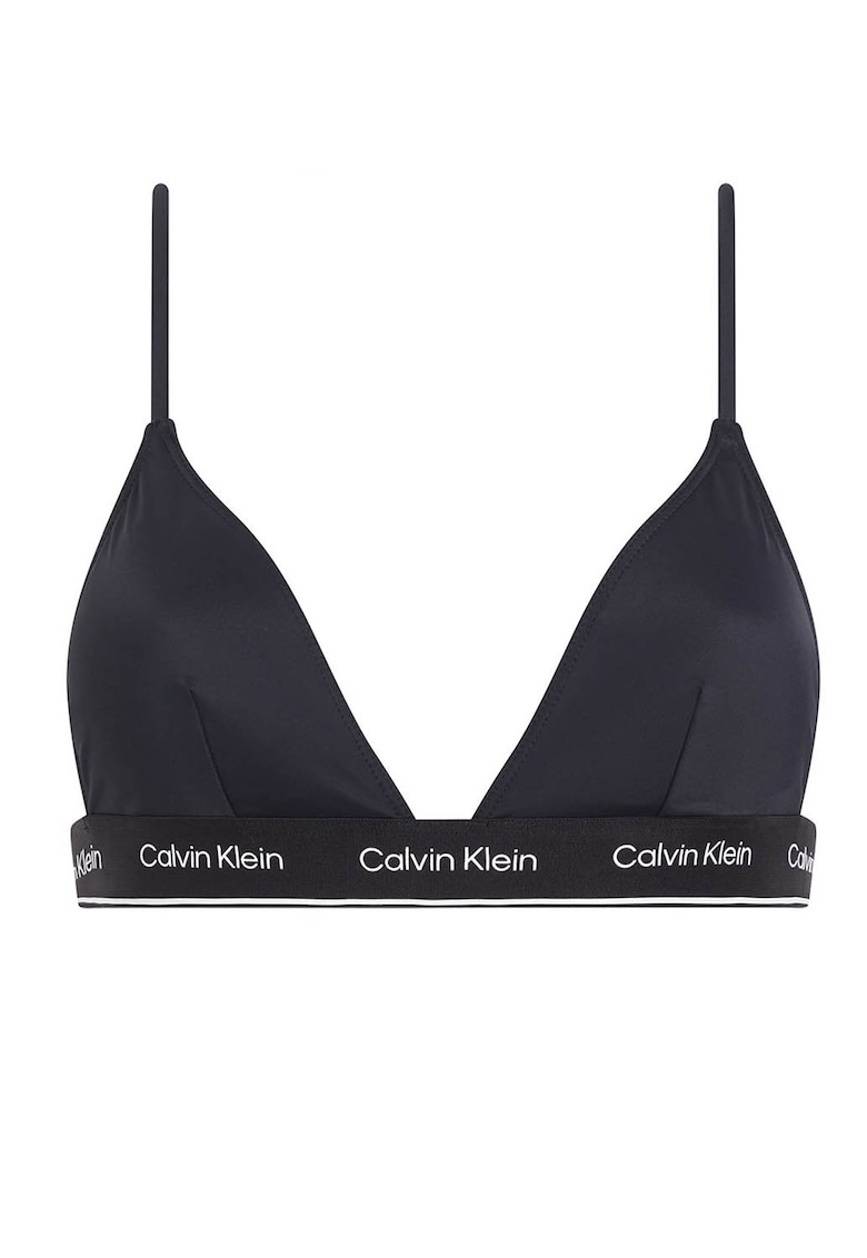 Top bikini Triangle-Rp - negru - poliamida - Negru