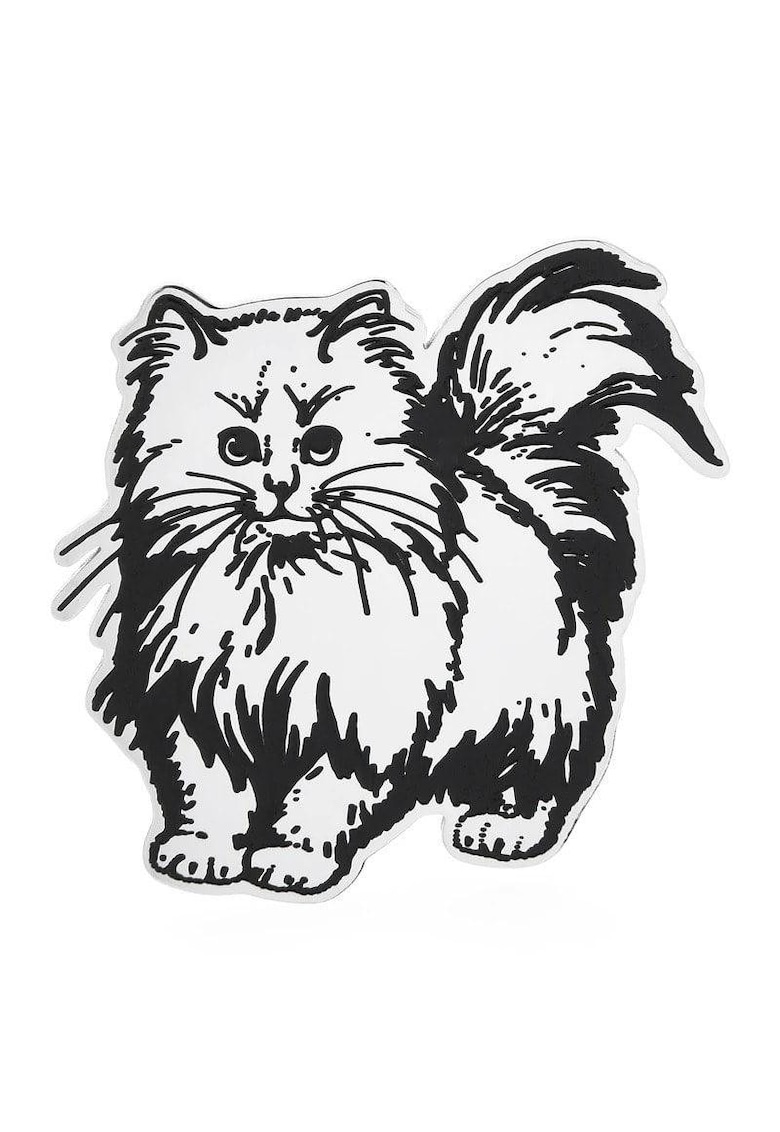 Brosa argintie - forma de pisica - Rigitte C3 Brosa argintie - forma de pisica - Rigitte C3