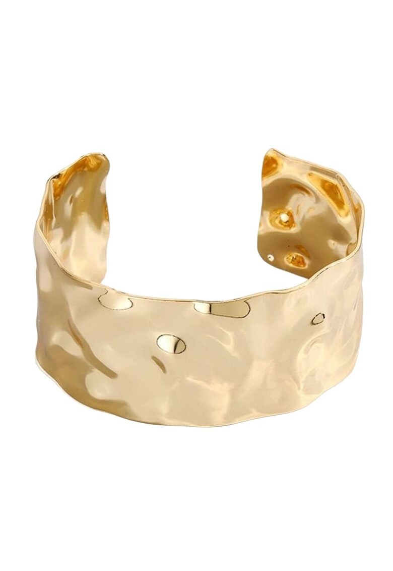 Bratara aurie - ajustabila - textura sifonata - Rody C9