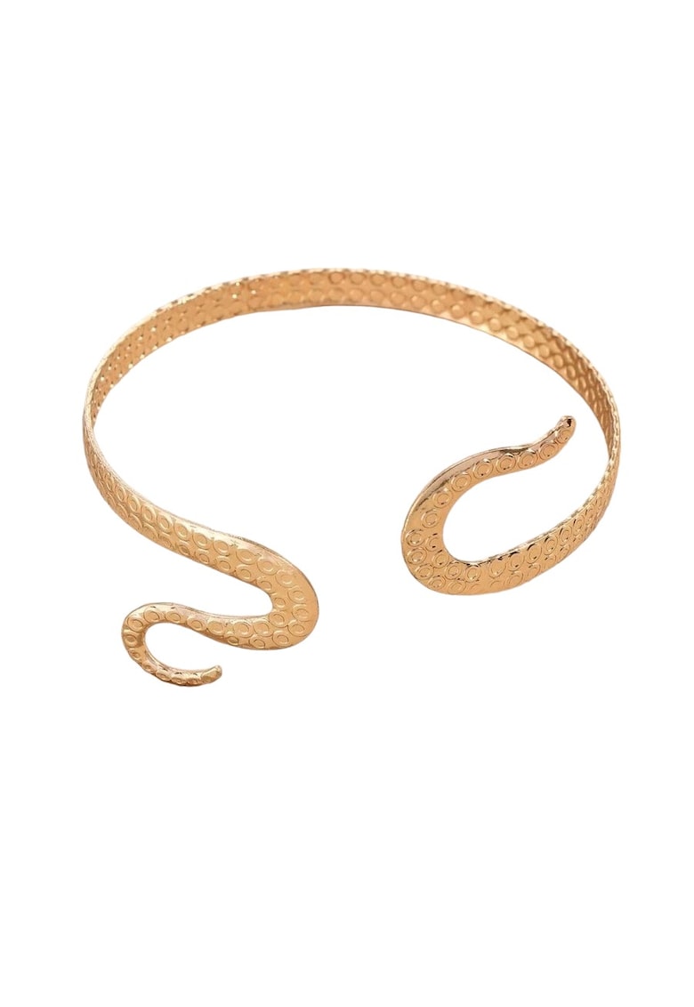Bratara aurie - ajustabila - de brat - forma de sarpe - Rola C9