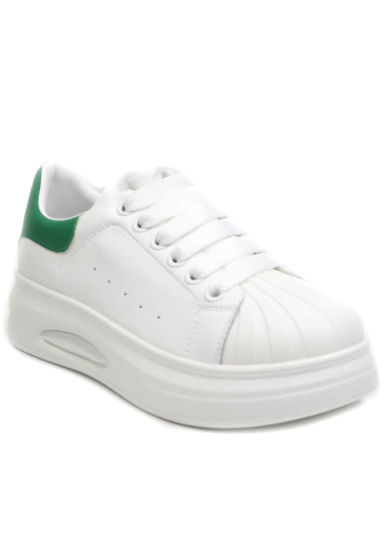 Sneakers dama T2653 WHITE/GREEN