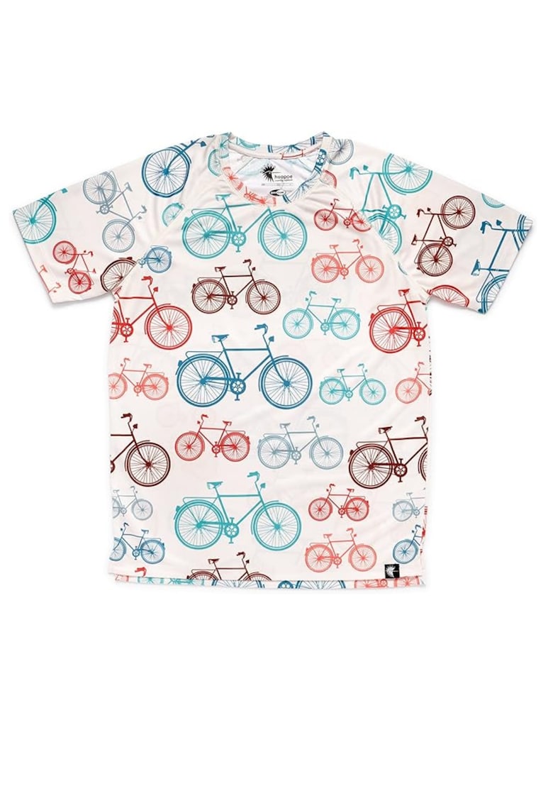 Tricou sport - poliester - ciclism - Dry Clim - alb -