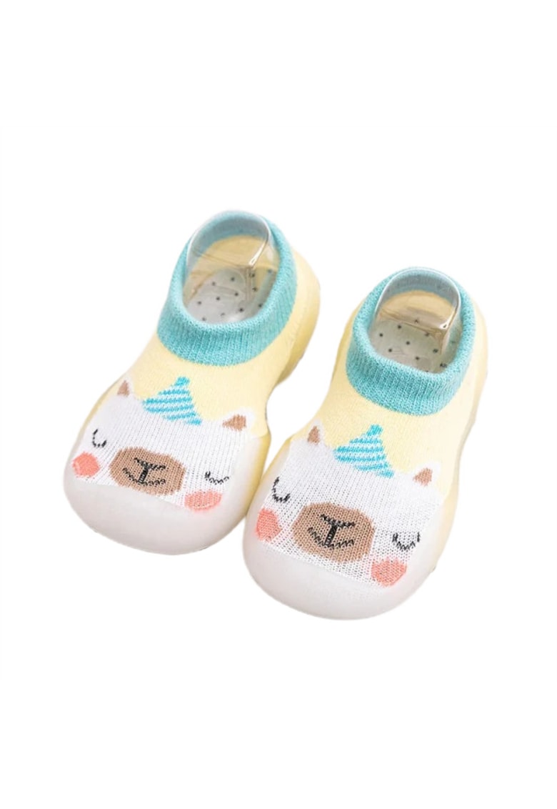 Botosi Model Ursuletul Sarbatorit - Talpa Antiderapanta - Textil - Baieti - Fete - Multicolor