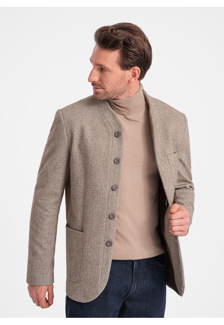 Clothing Jacheta formala pentru barbati Amrynn Gri deschis