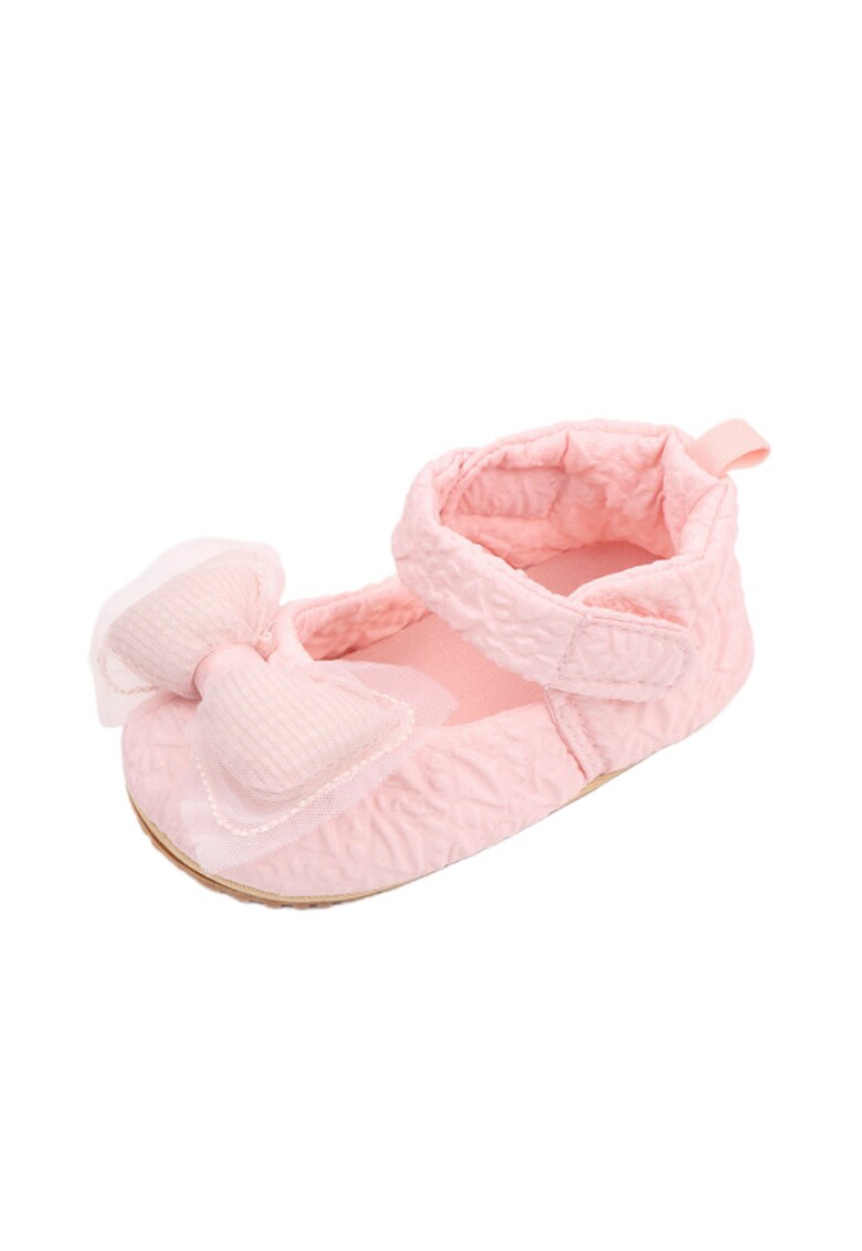 Pantofi Model Sweet - Textil - Fete - Velcro - Roz