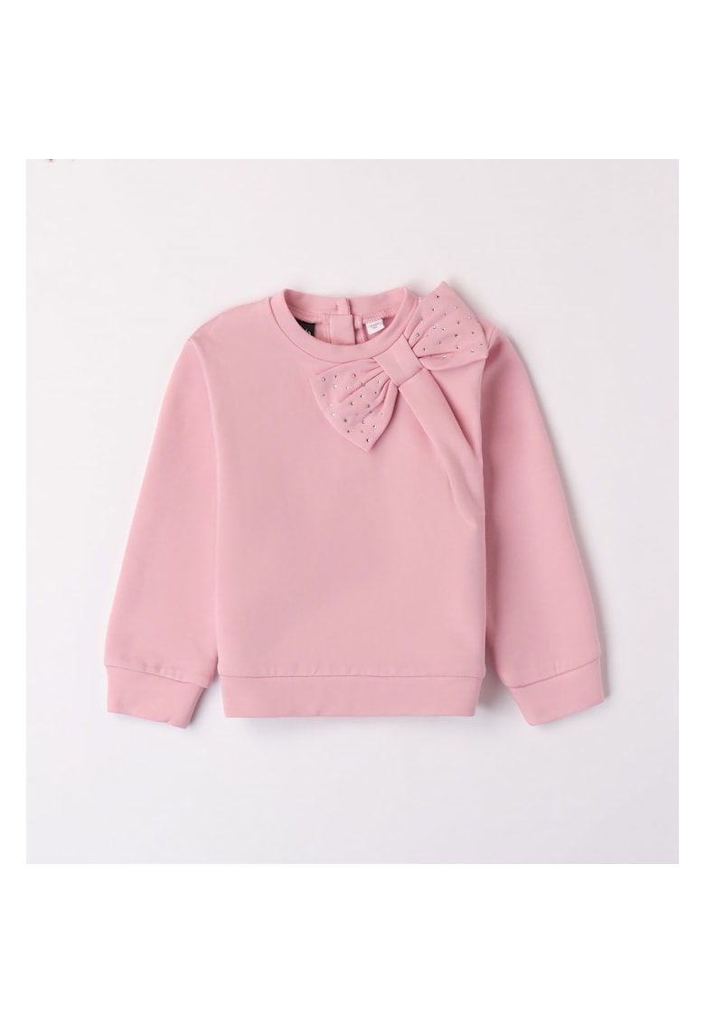 Bluza cu aplicatie fundita pentru fetite - 0.7277 - Roz - Roz
