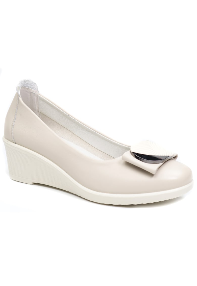 Pantofi dama 85 11 crem -