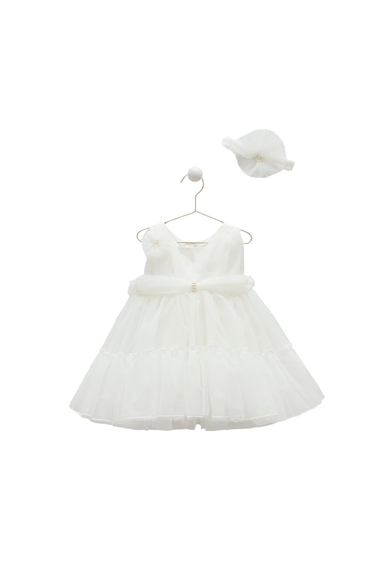 Rochita Eleganta cu Tulle -  Bebelusi - Bentita Asortata - ELB7900