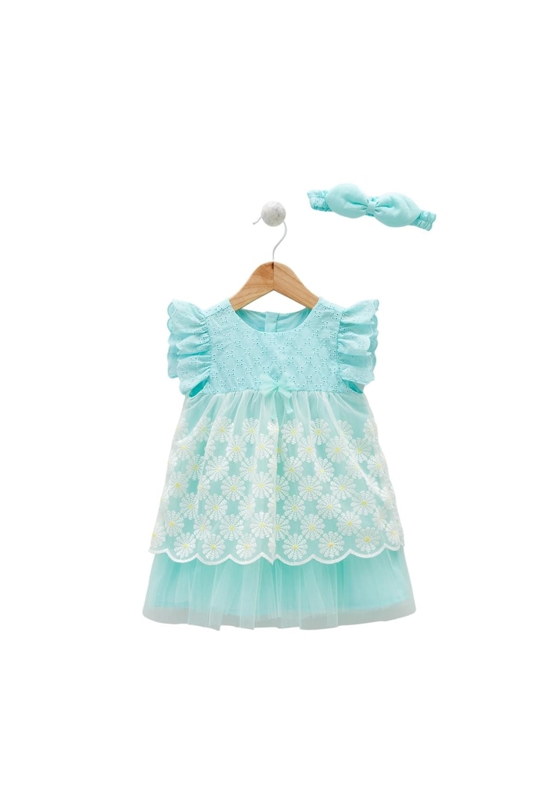 Rochita Fetite -  cu Crizanteme - JIK8152 - - Albastru