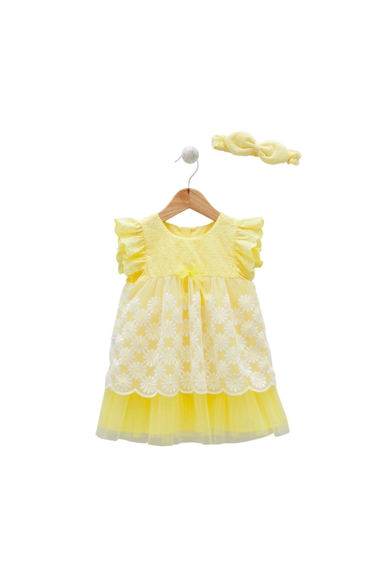 Rochita Fetite -  cu Crizanteme - JIK8152 - - Galben