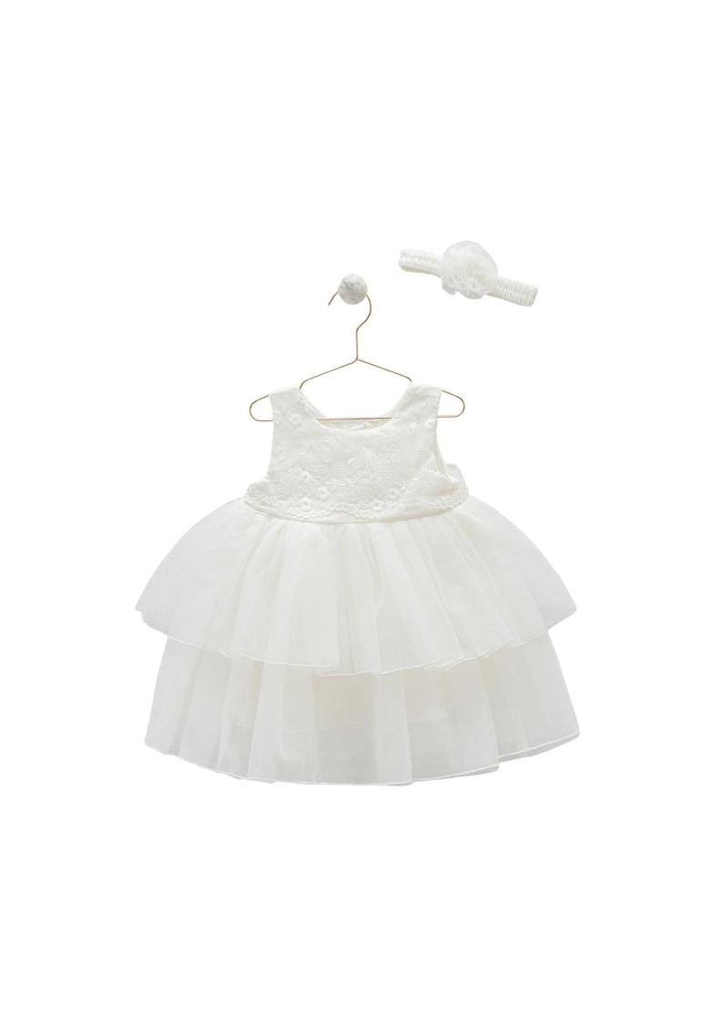 Rochita Eleganta cu Tulle -  Bentita Asortata - ELB7899